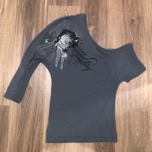 Perplex & Lola (medicine against reality) off the shoulder top